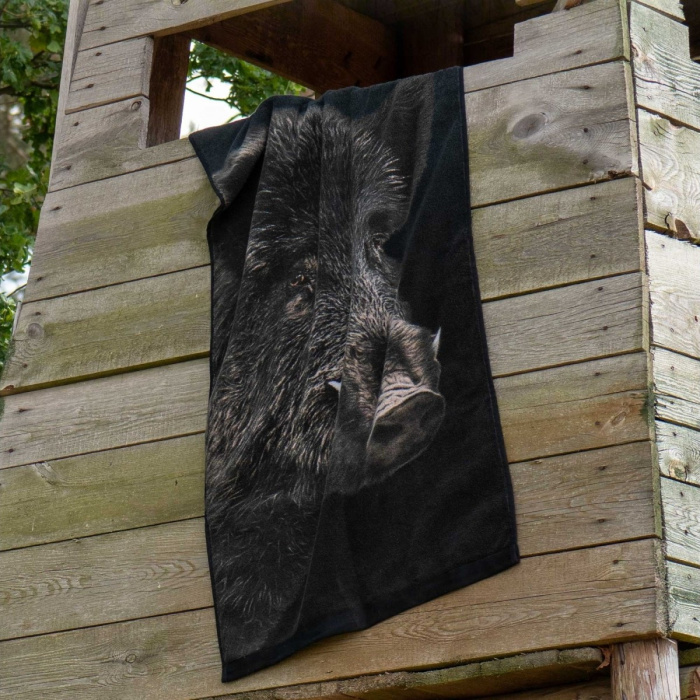 Ręcznik ZWOLTEX DZIK czarny